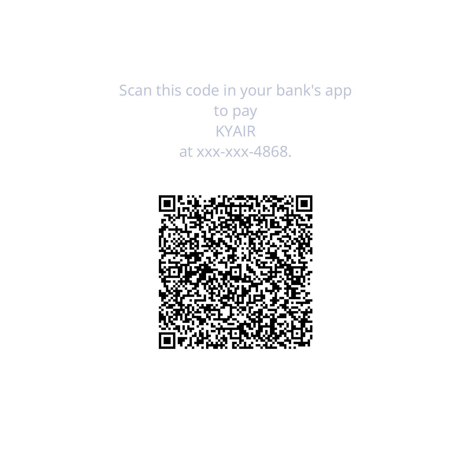 Zelle QR code